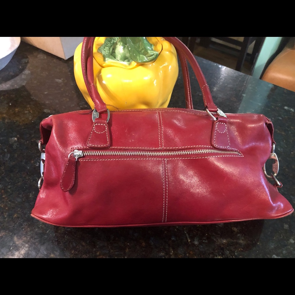 Red Leather Purse